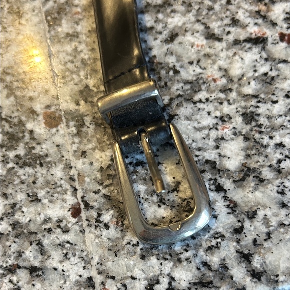 Silver and Black Women's Chain Belt - Picture 3 of 7